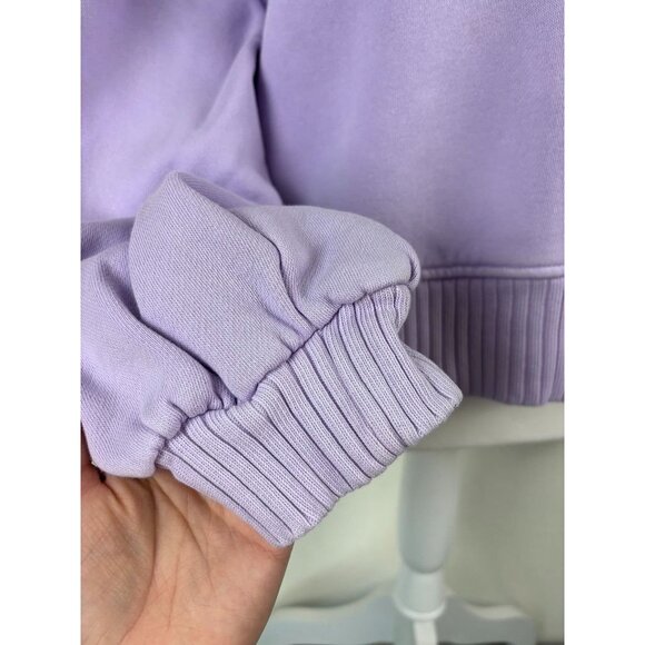 Aerie women's small lavender purple oversized pullover sweatshirt casual - Picture 6 of 8